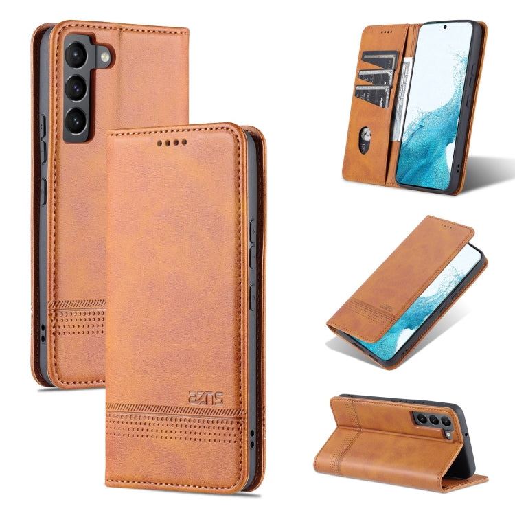 AZNS Magnetic Calf Texture Horizontal Flip Leather Phone Case, For Samsung Galaxy A33 5G, For Samsung Galaxy S22, For Samsung Galaxy S22+