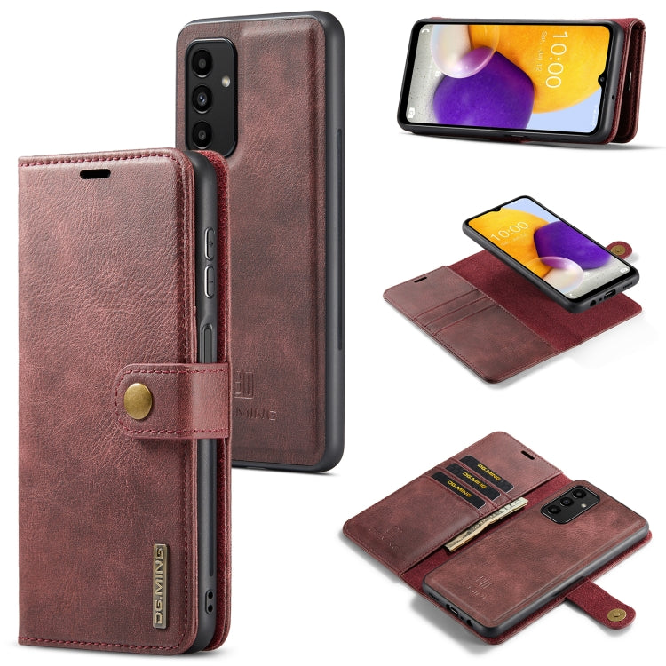DG.MING Crazy Horse Texture Detachable Magnetic Leather Phone Case, For Samsung Galaxy A13 4G, For Samsung Galaxy A33 5G, For Samsung Galaxy A53 5G, For Samsung Galaxy A73 5G