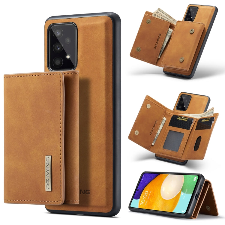 DG.MING M1 Series 3-Fold Multi Card Wallet + Magnetic Phone Case, For Samsung Galaxy A33 5G, For Samsung Galaxy A53 5G, For Samsung Galaxy A73 5G