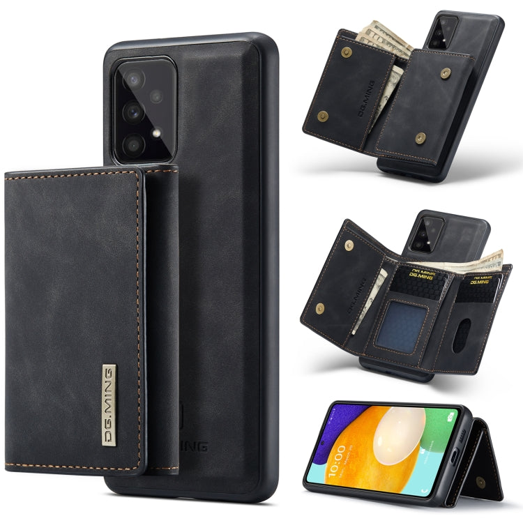 DG.MING M1 Series 3-Fold Multi Card Wallet + Magnetic Phone Case, For Samsung Galaxy A33 5G, For Samsung Galaxy A53 5G, For Samsung Galaxy A73 5G
