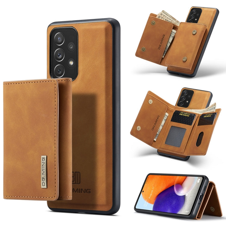 DG.MING M1 Series 3-Fold Multi Card Wallet + Magnetic Phone Case, For Samsung Galaxy A33 5G, For Samsung Galaxy A53 5G, For Samsung Galaxy A73 5G