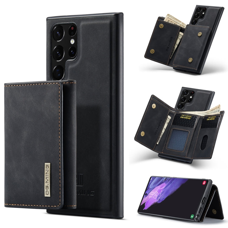 DG.MING M1 Series 3-Fold Multi Card Wallet + Magnetic Phone Case, For Samsung Galaxy S22 5G, For Samsung Galaxy S22+ 5G, For Samsung Galaxy S22 Ultra 5G