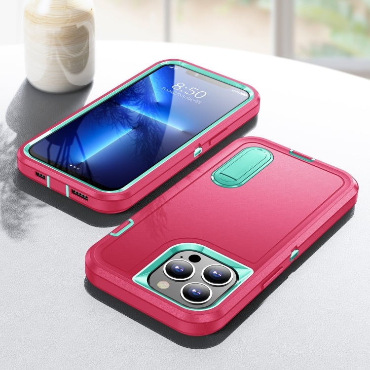 3 in 1 Rugged Holder Phone Case, For iPhone 11 Pro Max