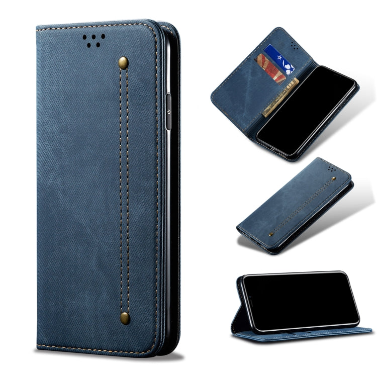 Denim Texture Flip Leather Phone Case, For Xiaomi Redmi Note 11S / Note 11 Foreign Version