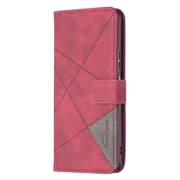 Rhombus Texture Magnetic Buckle Horizontal Flip Leather Phone Case, For Xiaomi Redmi Note 11 Pro International Version