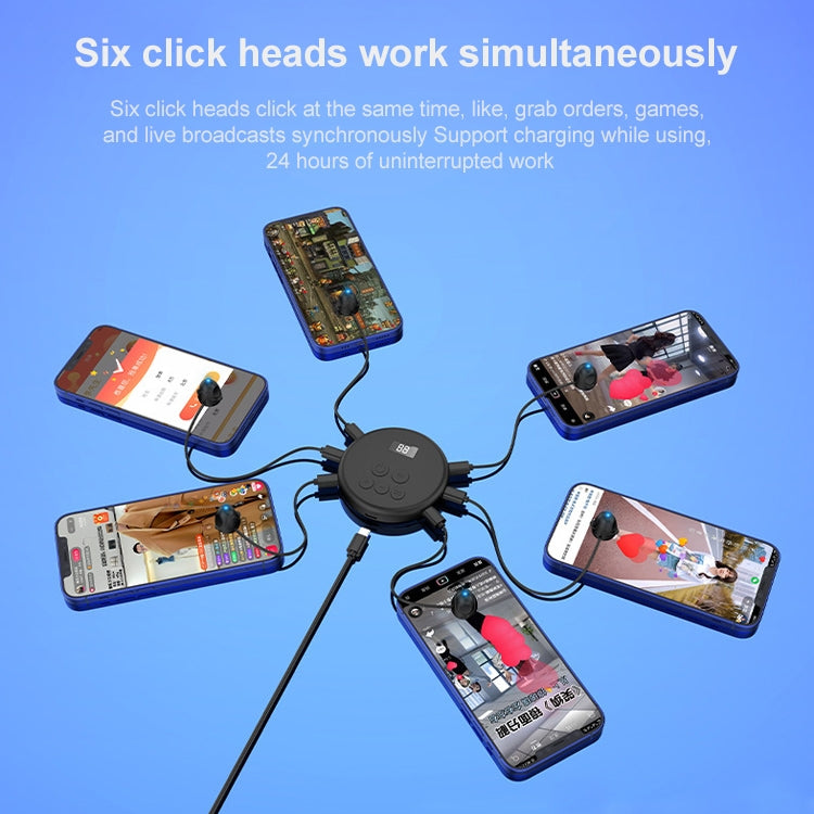 G30 Universal Digital Display Like Device Mobile Phone Automatic Screen Clicker, G30 One Machine with Two Head, G30 G30 One Machine with Three Head, G30 One Machine with Four Head, One Machine with Six Head, G30 One Machine with Five Head...