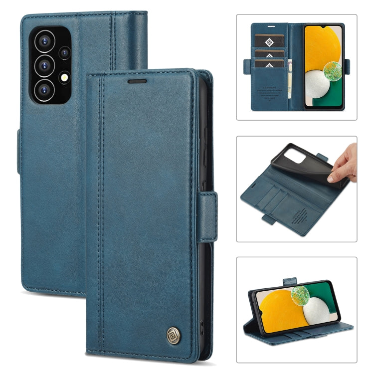 LC.IMEEKE Magnetic Buckle PU + TPU Leather Phone Case, For Samsung Galaxy A53 5G