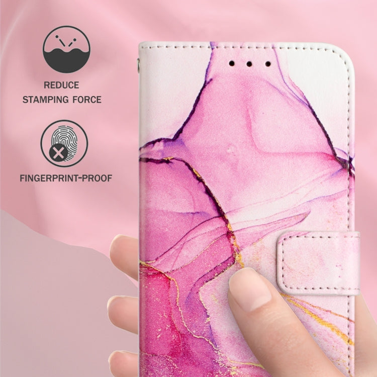 PT003 Marble Pattern Flip Leather Phone Case, For OPPO Reno6 Pro 5G