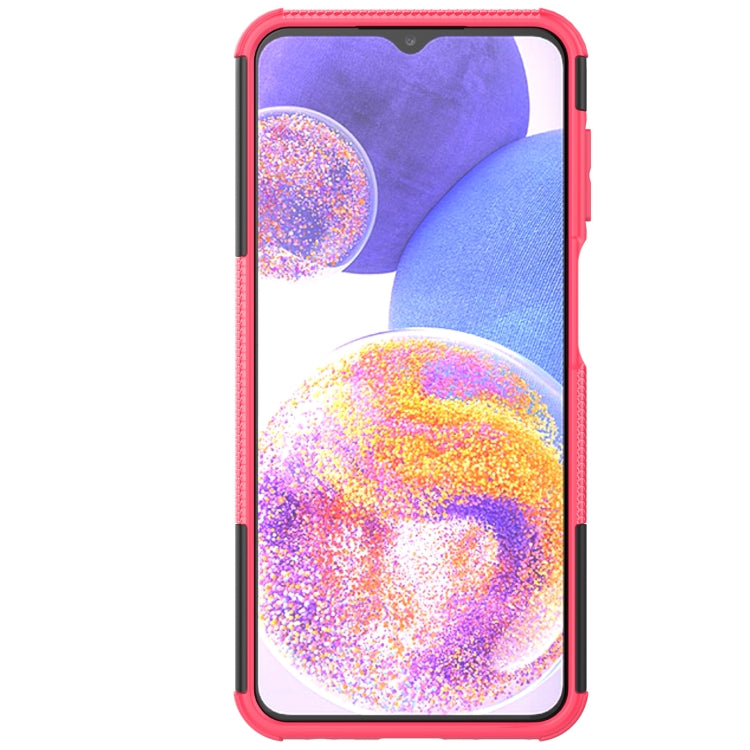 Tire Texture Shockproof TPU+PC Phone Case with Holder, For OnePlus Nord N20 5G, For Samsung Galaxy A73 5G, For Samsung Galaxy A23