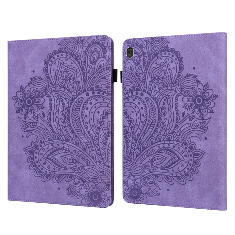 Peacock Embossed Pattern TPU + PU Leather Tablet Case, For Lenovo Tab M10 TB-X505L / TB-X505F / TB-X605L / TB-X605F & P10 TB-X705F / TB-X705L, For Lenovo Tab M10 HD 2nd Gen TB-X306X / TB-X306F, For Lenovo Tab P11 2020 11 inch TB-J606F / TB-J606X...