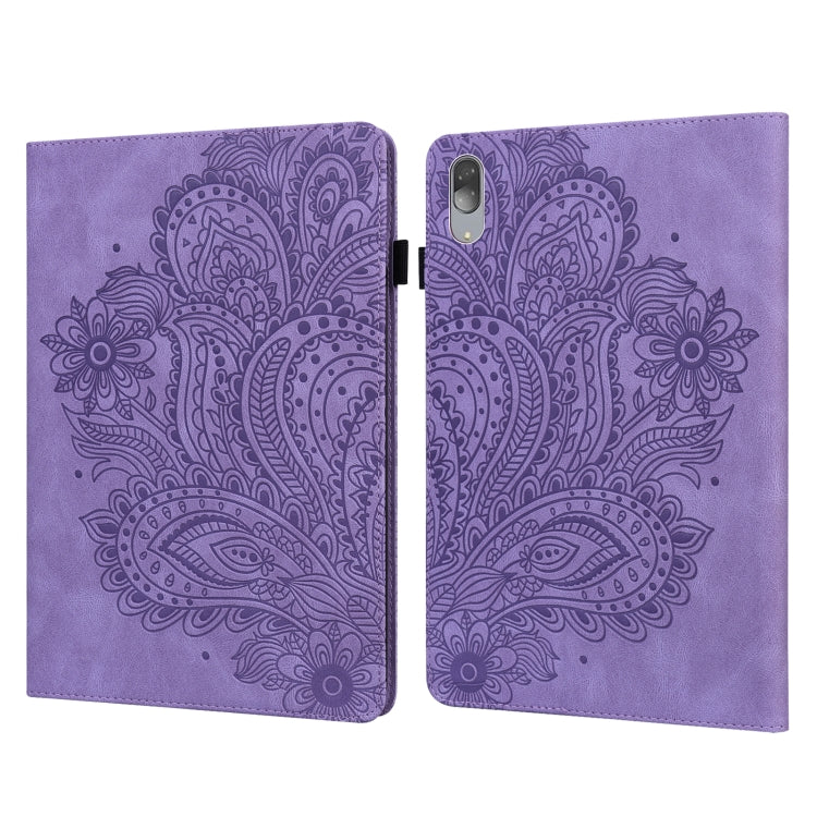 Peacock Embossed Pattern TPU + PU Leather Tablet Case, For Lenovo Tab M10 TB-X505L / TB-X505F / TB-X605L / TB-X605F & P10 TB-X705F / TB-X705L, For Lenovo Tab M10 HD 2nd Gen TB-X306X / TB-X306F, For Lenovo Tab P11 2020 11 inch TB-J606F / TB-J606X...