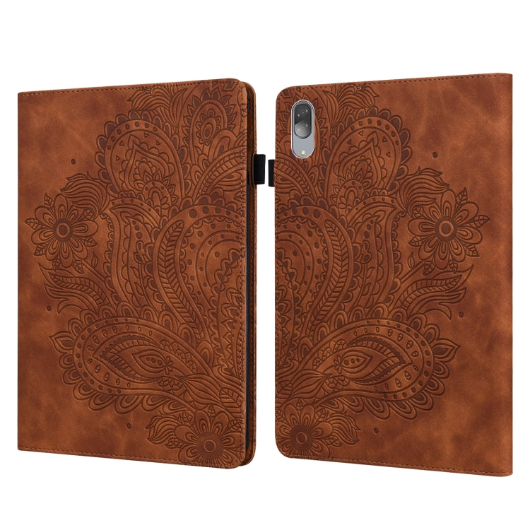 Peacock Embossed Pattern TPU + PU Leather Tablet Case, For Lenovo Tab M10 TB-X505L / TB-X505F / TB-X605L / TB-X605F & P10 TB-X705F / TB-X705L, For Lenovo Tab M10 HD 2nd Gen TB-X306X / TB-X306F, For Lenovo Tab P11 2020 11 inch TB-J606F / TB-J606X...