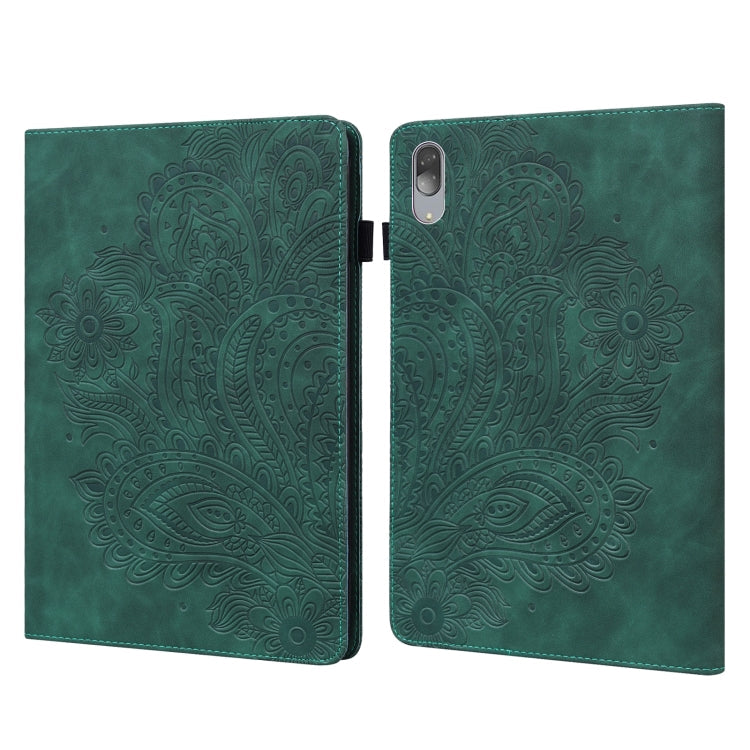 Peacock Embossed Pattern TPU + PU Leather Tablet Case, For Lenovo Tab M10 TB-X505L / TB-X505F / TB-X605L / TB-X605F & P10 TB-X705F / TB-X705L, For Lenovo Tab M10 HD 2nd Gen TB-X306X / TB-X306F, For Lenovo Tab P11 2020 11 inch TB-J606F / TB-J606X...