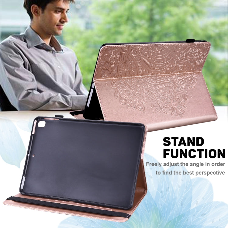 Peacock Embossed Pattern TPU + PU Leather Tablet Case, For Lenovo Tab E10 TB-X104F