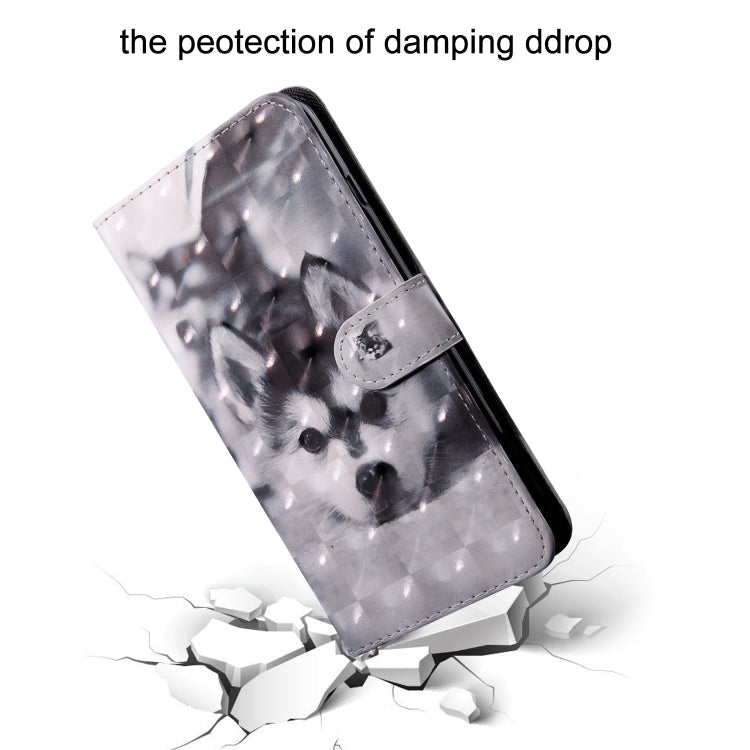 3D Painting Pattern Coloured Drawing Leather Phone Case, For iPhone 13, For iPhone 13 mini