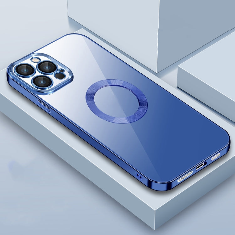9D Electroplated Edge Len Film Clear PC + TPU Shockproof Case, For iPhone 13 Pro, For iPhone 13 Pro Max