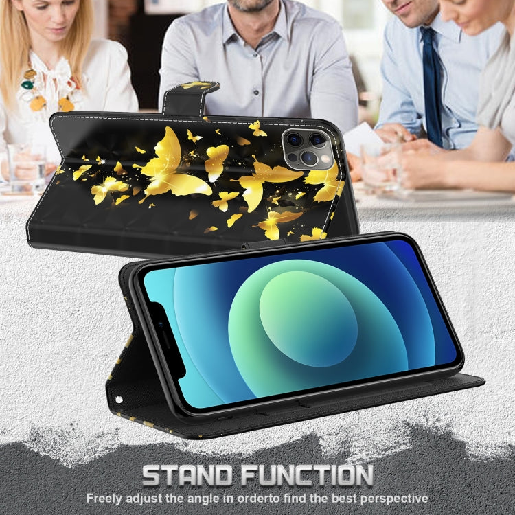 3D Painting Pattern TPU + PU Leather Phone Case, For OnePlus 9RT 5G, For OnePlus Nord 2 5G