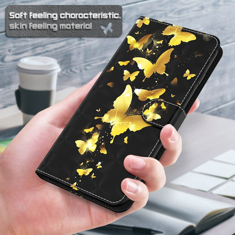3D Painting Pattern TPU + PU Leather Phone Case, For Xiaomi Redmi Note 10 Pro / 10 Pro Max