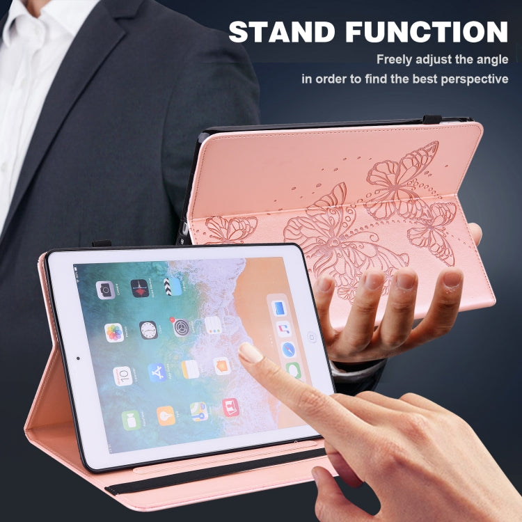 Embossed Butterfly Pattern Leather Tablet Case, For OPPO Pad 11 inch 2022, For Realme Pad 10.4 inch, For Samsung Galaxy Tab A8 10.5 2021, For Samsung Galaxy Tab S8
