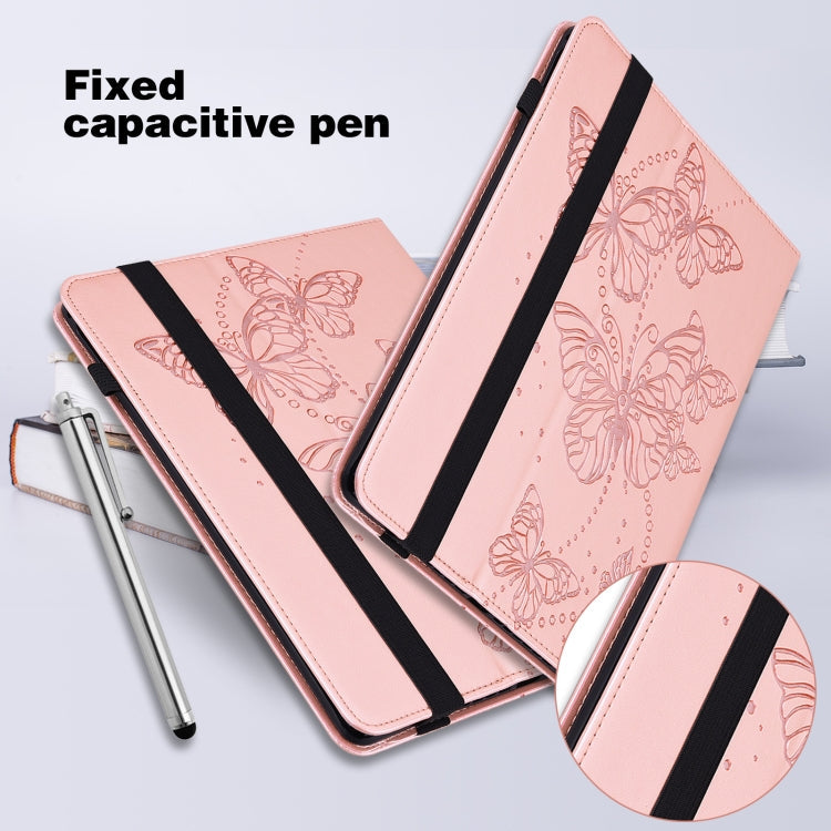Embossed Butterfly Pattern Leather Tablet Case, For OPPO Pad 11 inch 2022, For Realme Pad 10.4 inch, For Samsung Galaxy Tab A8 10.5 2021, For Samsung Galaxy Tab S8