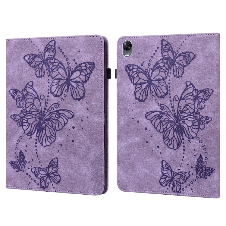 Embossed Butterfly Pattern Leather Tablet Case, For OPPO Pad 11 inch 2022, For Realme Pad 10.4 inch, For Samsung Galaxy Tab A8 10.5 2021, For Samsung Galaxy Tab S8