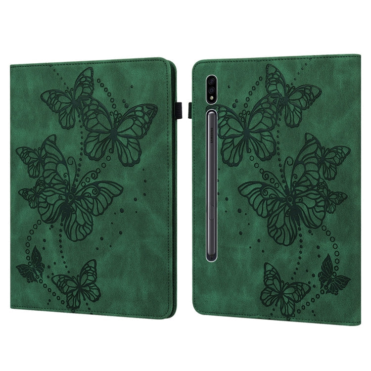 Embossed Butterfly Pattern Leather Tablet Case, For OPPO Pad 11 inch 2022, For Realme Pad 10.4 inch, For Samsung Galaxy Tab A8 10.5 2021, For Samsung Galaxy Tab S8