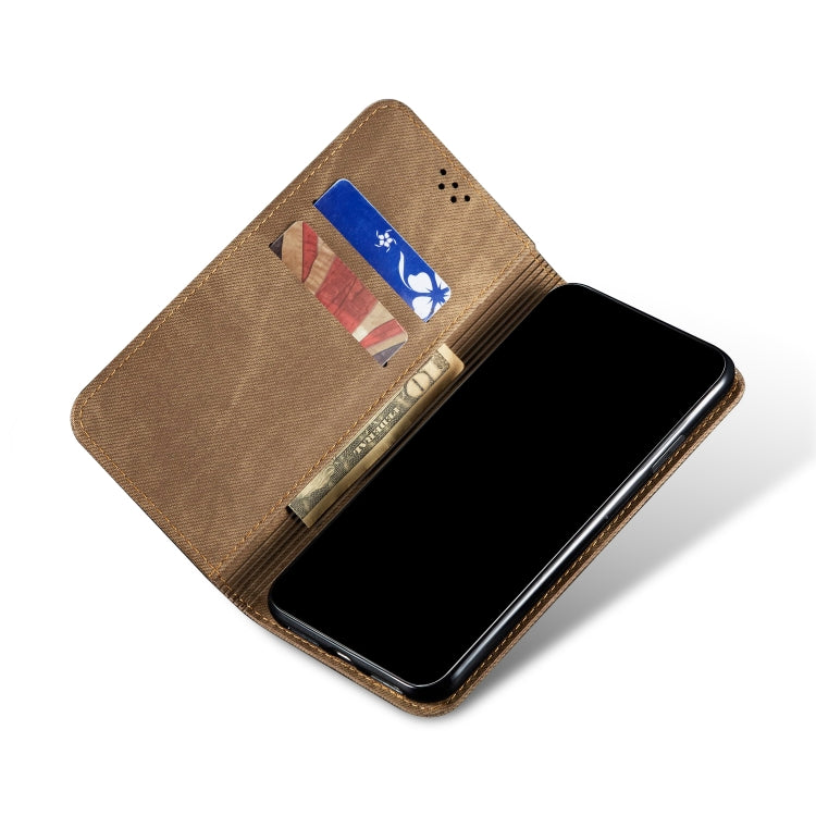 Denim Texture Casual Style Leather Phone Case, For Xiaomi Redmi 10A / 9C
