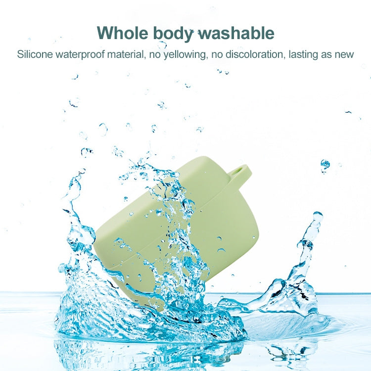 Solid Color Silicone Earphone Protective Case For Jabra Elite 4