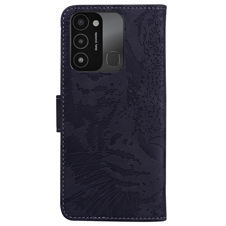 Tiger Embossing Pattern Horizontal Flip Leather Phone Case, For Tecno Spark Go 2022 / Spark 8C