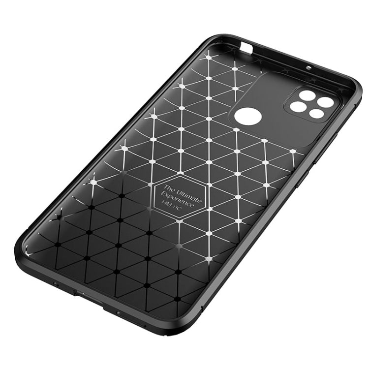 Carbon Fiber Texture Shockproof TPU Phone Case, For Xiaomi Redmi 10A