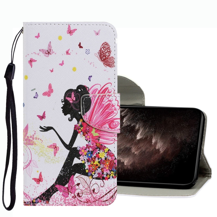 Coloured Drawing Pattern Leather Phone Case, For vivo Y21