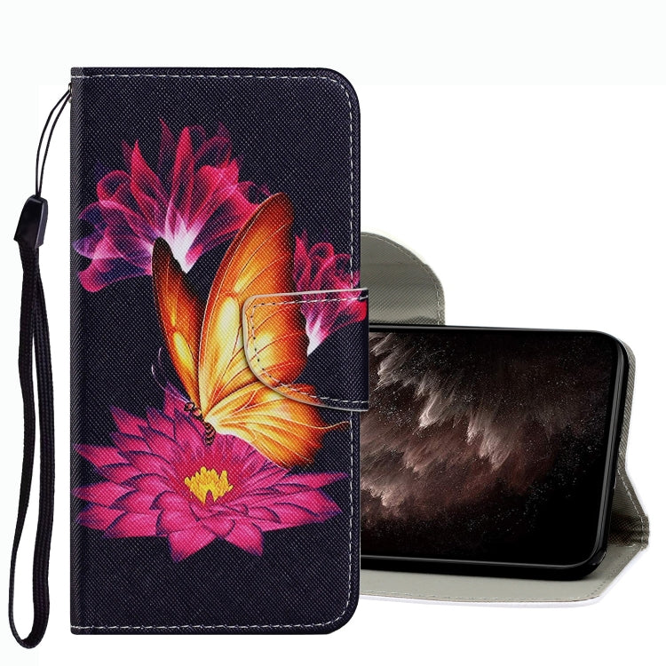 Coloured Drawing Pattern Leather Phone Case, For Xiaomi Redmi Note 10 Pro 5G