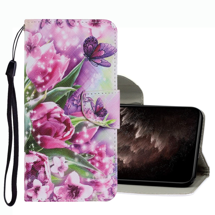 Coloured Drawing Pattern Leather Phone Case, For Xiaomi Redmi Note 11 5G China