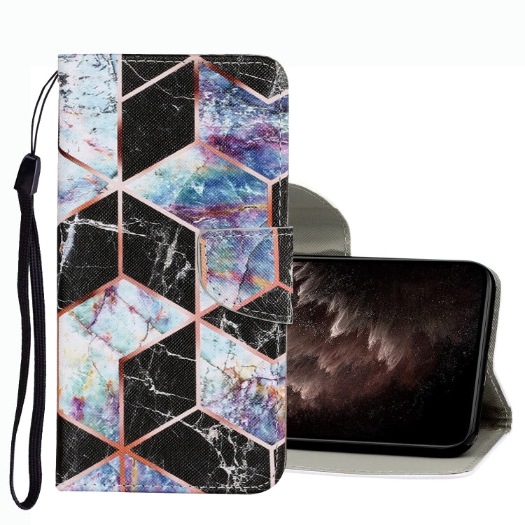 Coloured Drawing Pattern Leather Phone Case, For Xiaomi Redmi Note 11 5G China