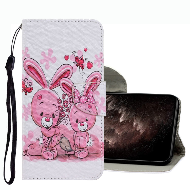 Coloured Drawing Pattern Leather Phone Case, For Xiaomi Redmi Note 11 5G China
