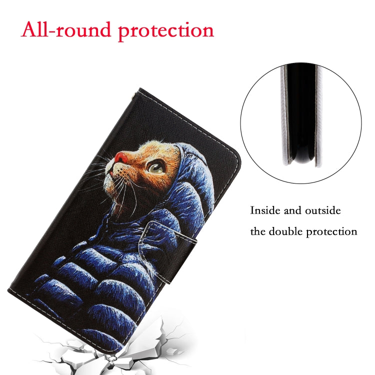 3D Colored Drawing Leather Phone Case, For OPPO A16