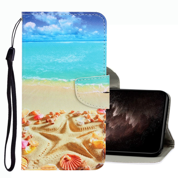 3D Colored Drawing Leather Phone Case, For vivo Y21