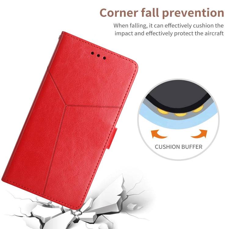 Y Stitching Horizontal Flip Leather Phone Case, For Huawei nova 8i