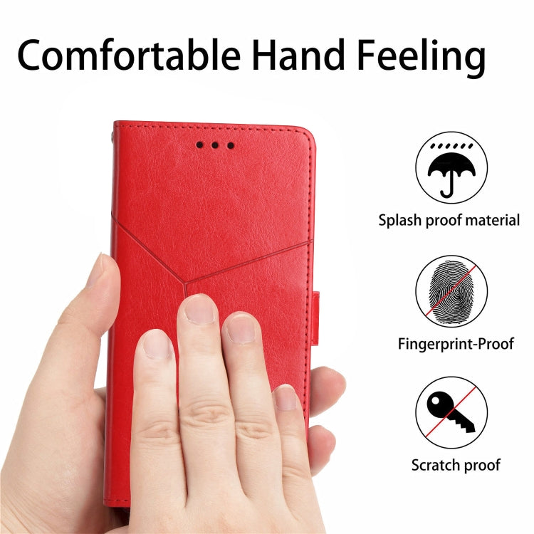 Y Stitching Horizontal Flip Leather Phone Case, For Xiaomi Poco X4 Pro 5G, For Xiaomi Poco M4 Pro 5G