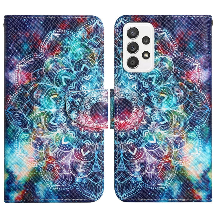 Painted Pattern Horizontal Flip Leather Phone Case, For Samsung Galaxy A33 5G