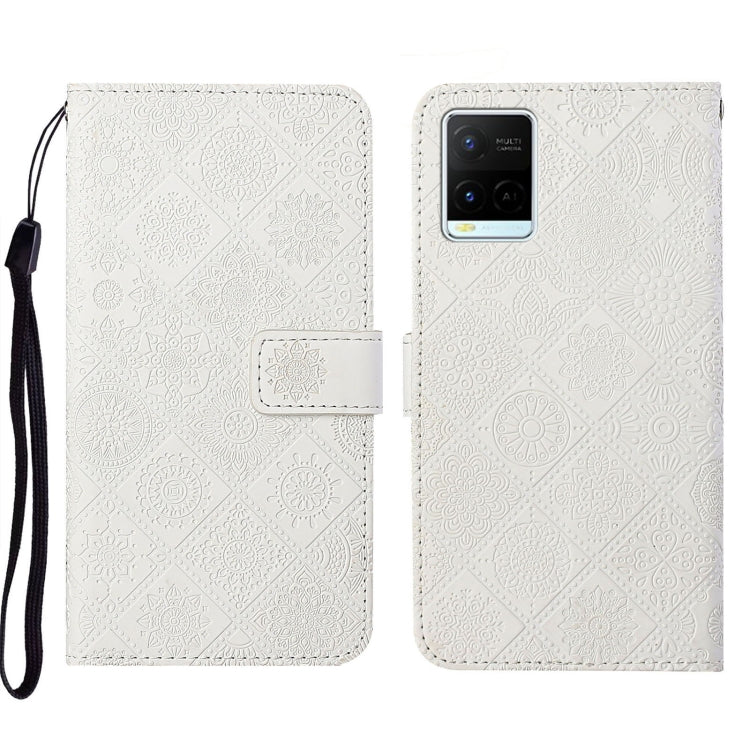 Ethnic Style Embossed Pattern Leather Phone Case, For vivo Y51 2020, For vivo Y21