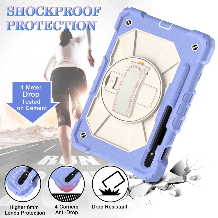 Contrast Color Robot Silicone + PC Tablet Case, For Samsung Galaxy Tab S8 / Tab S7