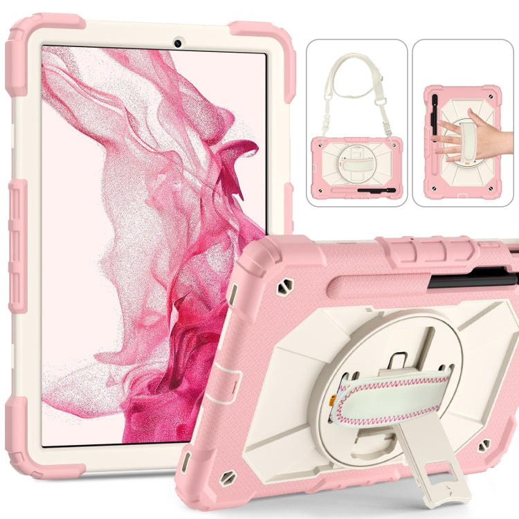 Contrast Color Robot Silicone + PC Tablet Case, For Samsung Galaxy Tab S8 / Tab S7