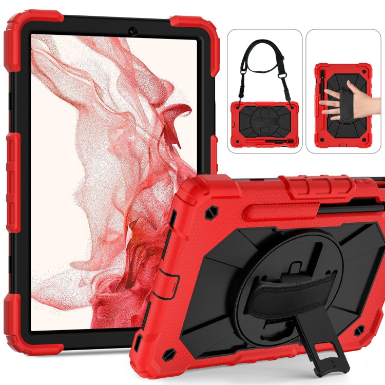 Contrast Color Robot Silicone + PC Tablet Case, For Samsung Galaxy Tab S8 / Tab S7