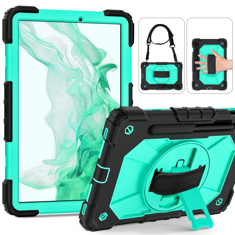 Contrast Color Robot Silicone + PC Tablet Case, For Samsung Galaxy Tab S8 / Tab S7