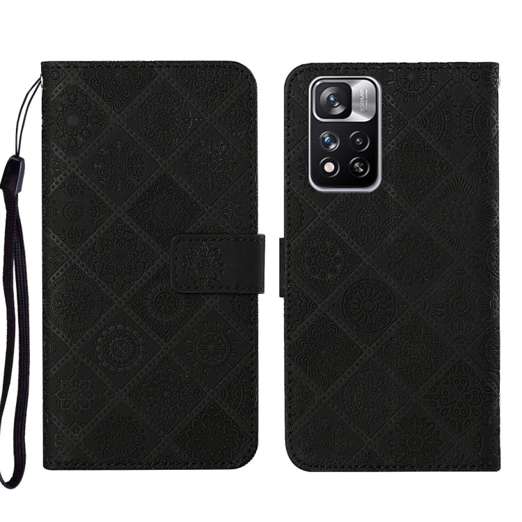 Ethnic Style Embossed Pattern Leather Phone Case, For Xiaomi Redmi Note 11, For Xiaomi Redmi Note 11 4G Global, For Xiaomi Redmi Note 11 Pro