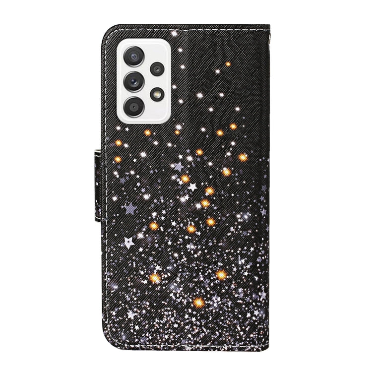 Colored Drawing Pattern Flip Leather Case, For Samsung Galaxy A73 5G