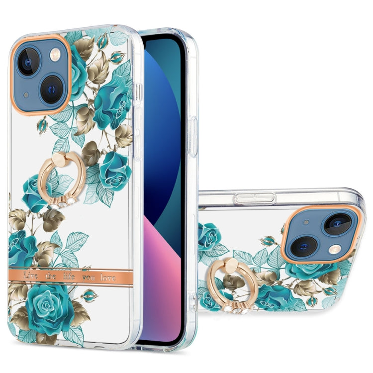 Ring IMD Flowers TPU Phone Case, For iPhone 13 mini, For iPhone 13, For iPhone 13 Pro, For iPhone 13 Pro Max