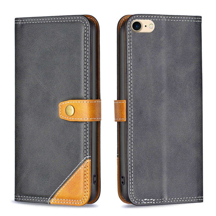 Color Matching Double Sewing Thread Leather Case, For iPhone SE 2022 / 2020 / 7 / 8, For iPhone 7 Plus / 8 Plus