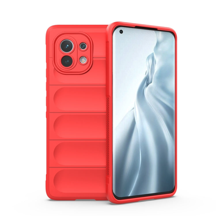 Magic Shield TPU + Flannel Phone Case, For Xiaomi Mi 11